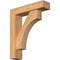 Ekena Millwork Westlake Block Smooth Bracket w/ Offset Brace, Western Red Cedar, 5 1/2"W x 22"D x 26"H BKT0604X22X26WTL05SWR - alternate 1